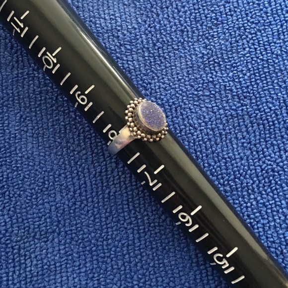 Druzy Sterling-Silver Ring - Picture 6 of 7